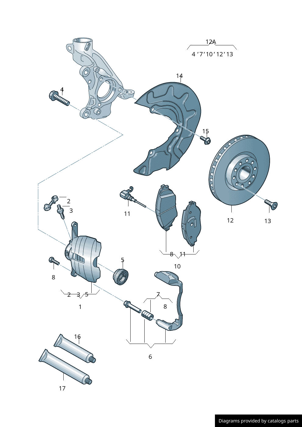 Car part diagram
