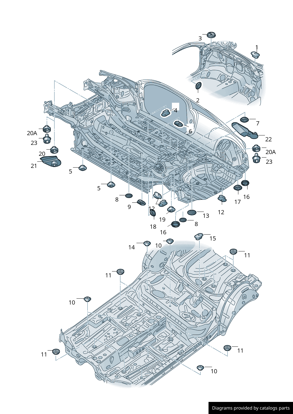 Car part diagram