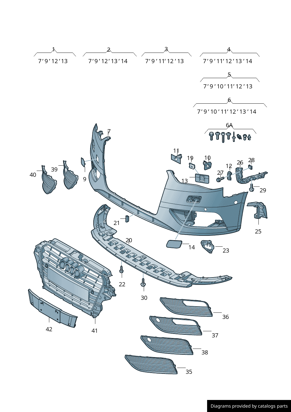 Car part diagram