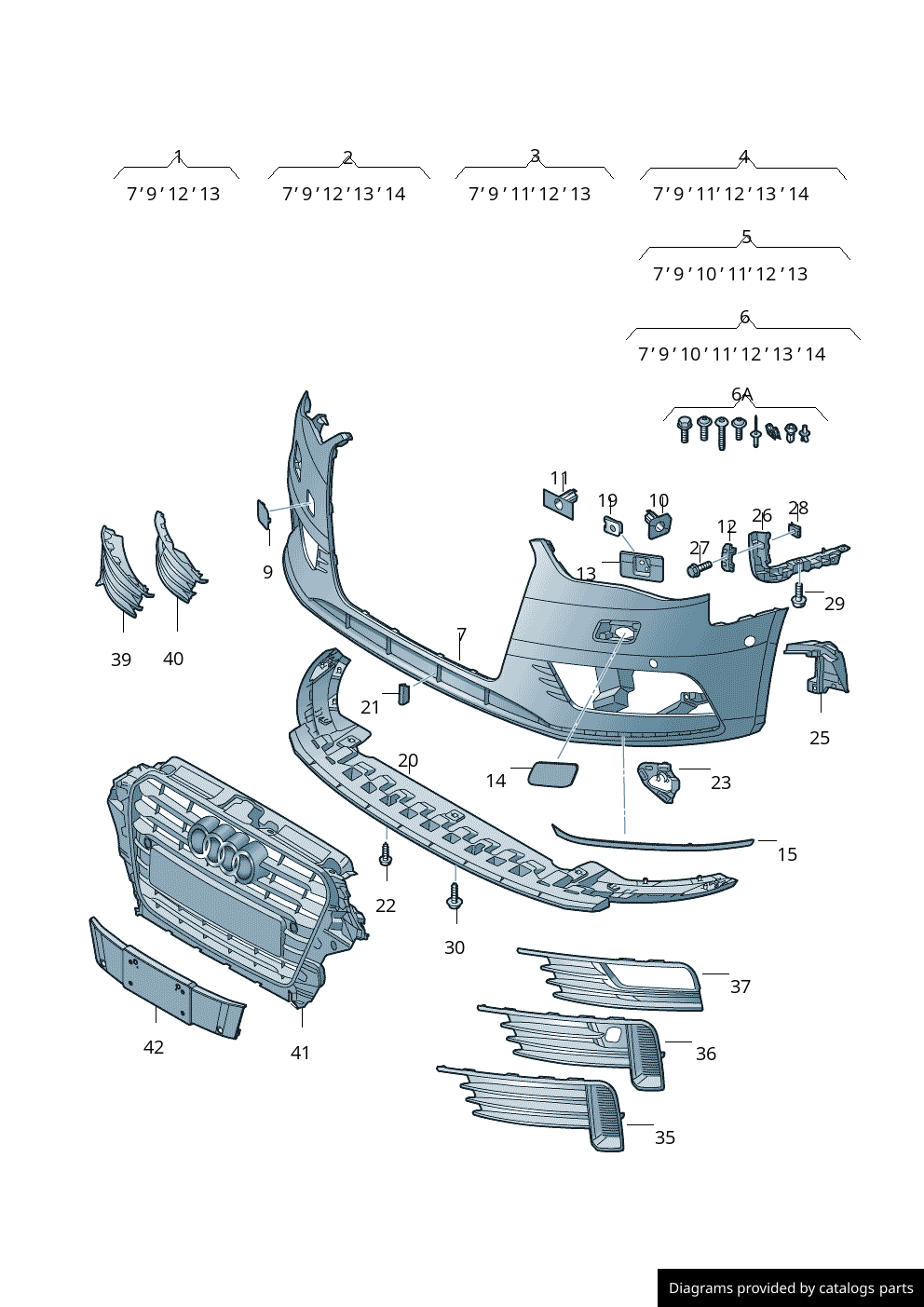 Car part diagram