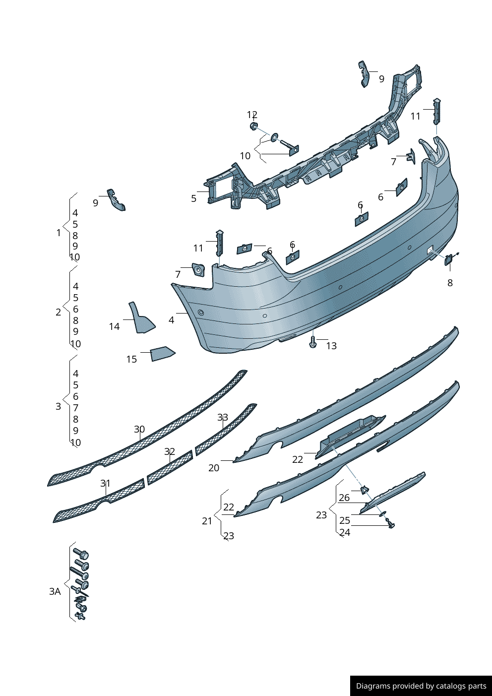 Car part diagram