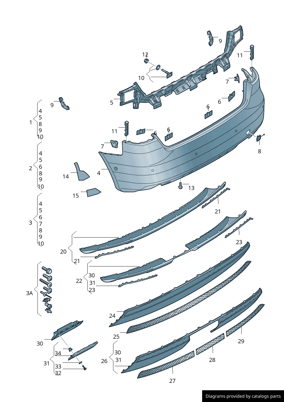 Car part diagram