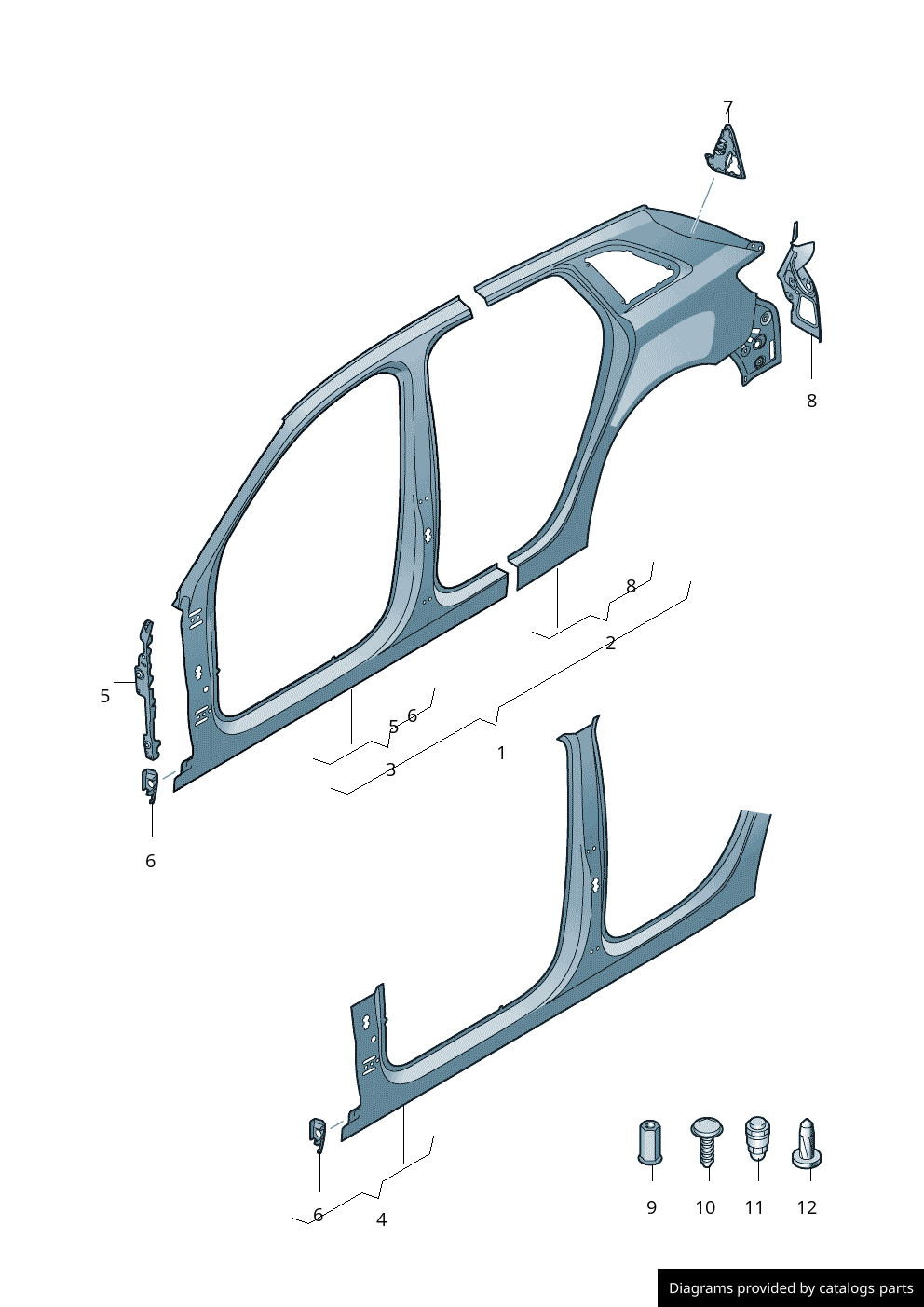 Car part diagram