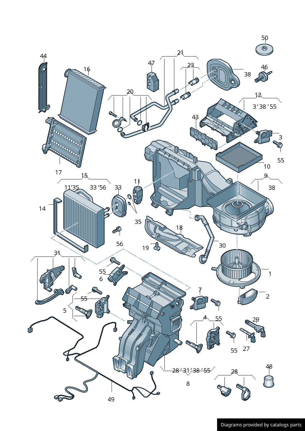 Car part diagram