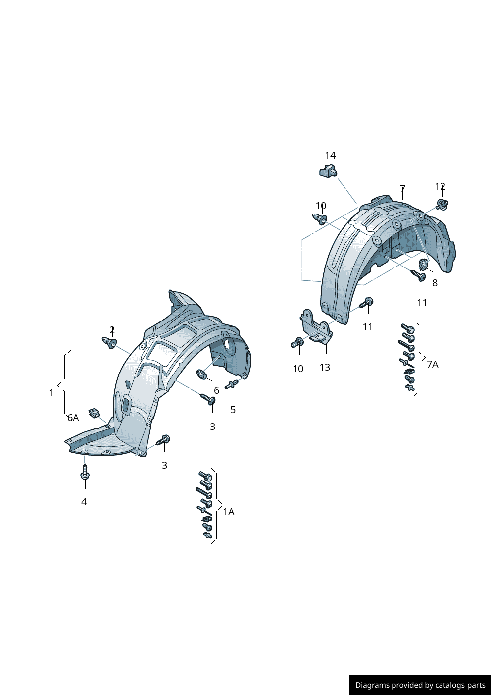 Car part diagram