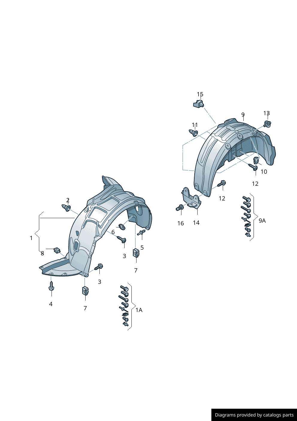 Car part diagram