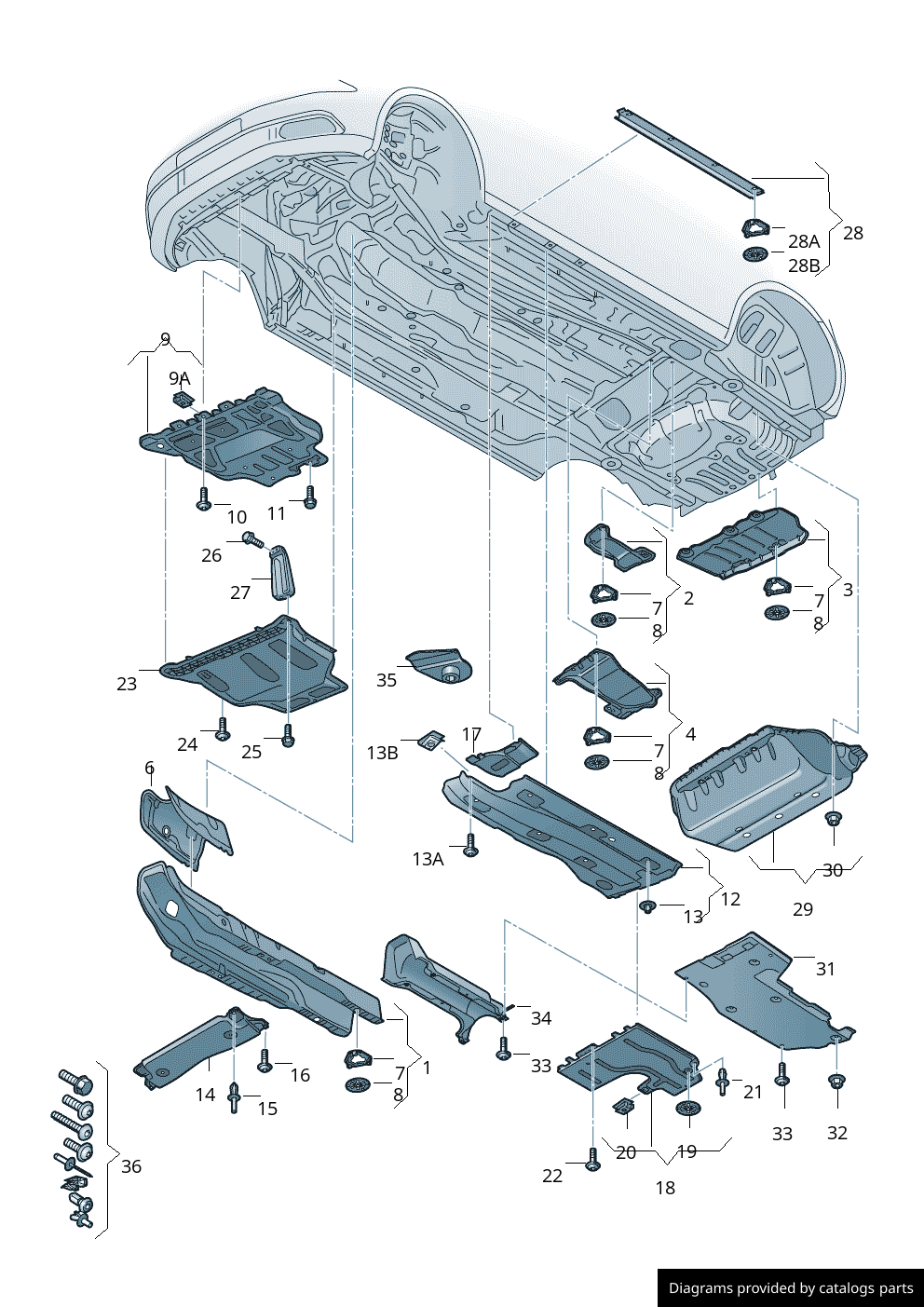 Car part diagram