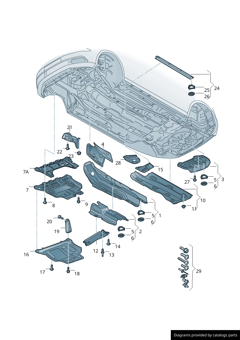 Car part diagram