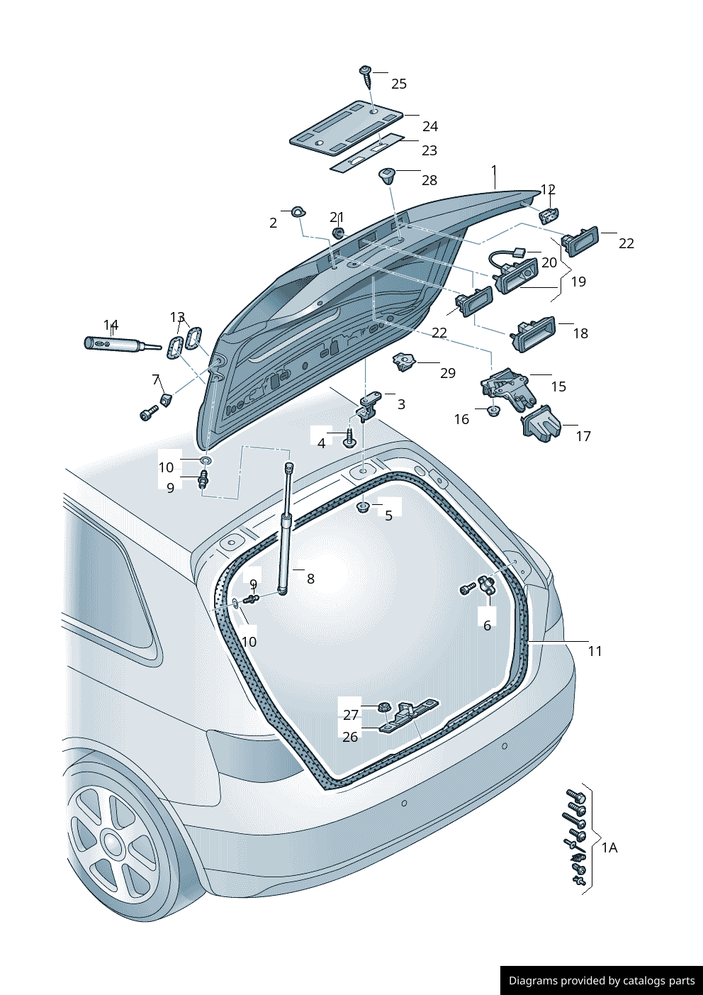 Car part diagram