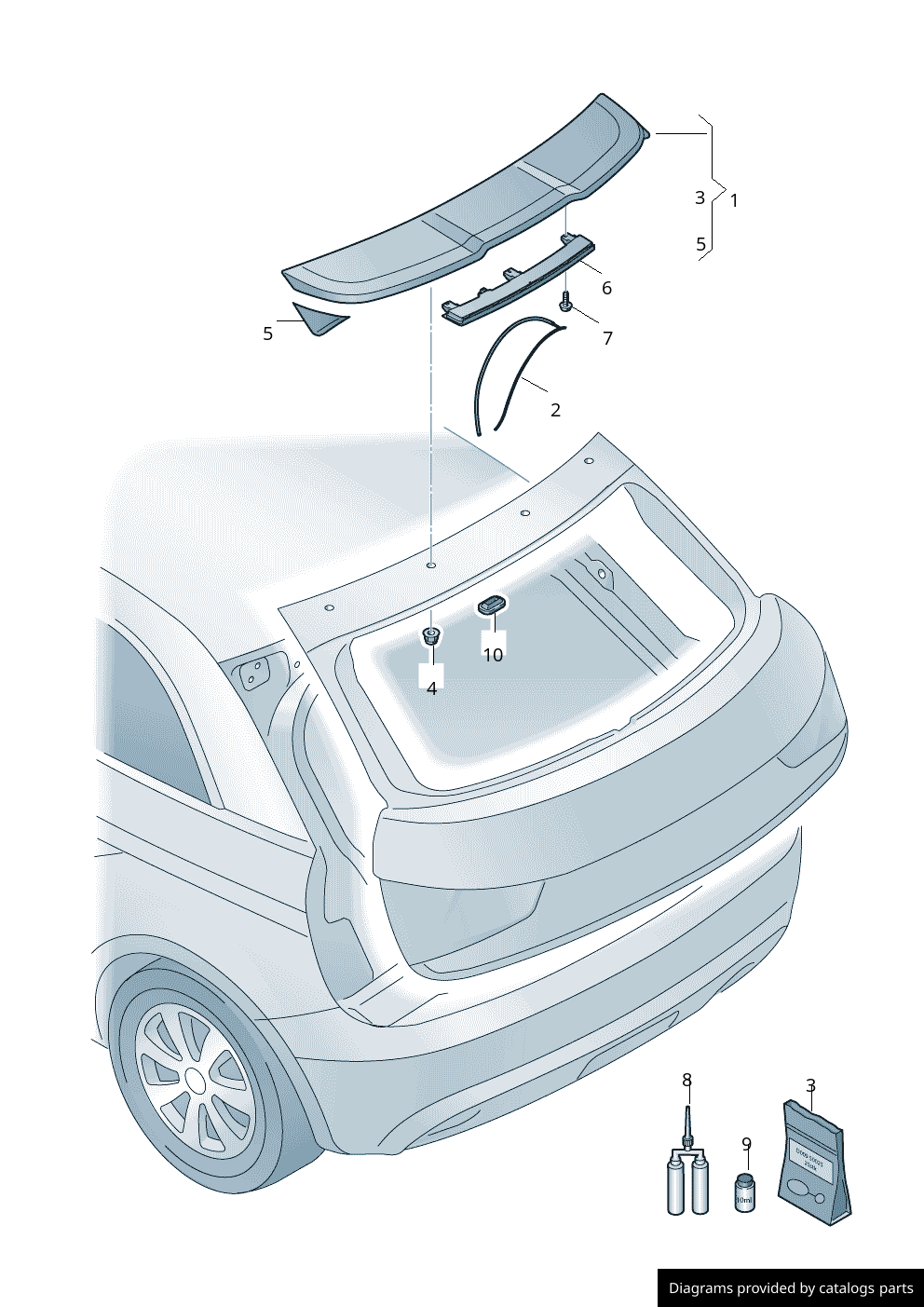 Car part diagram