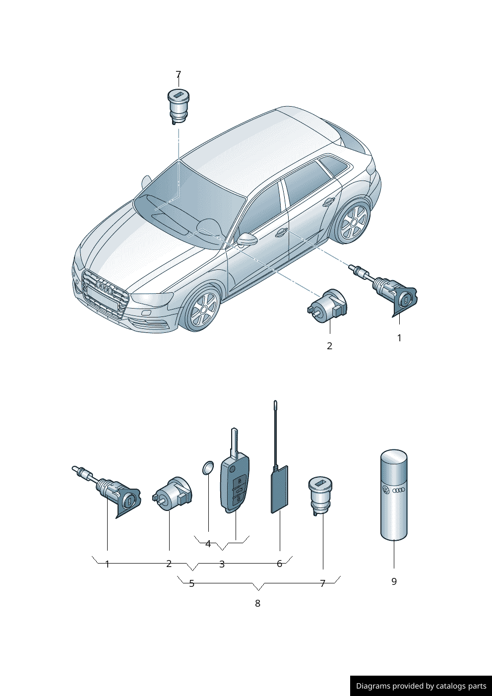 Car part diagram