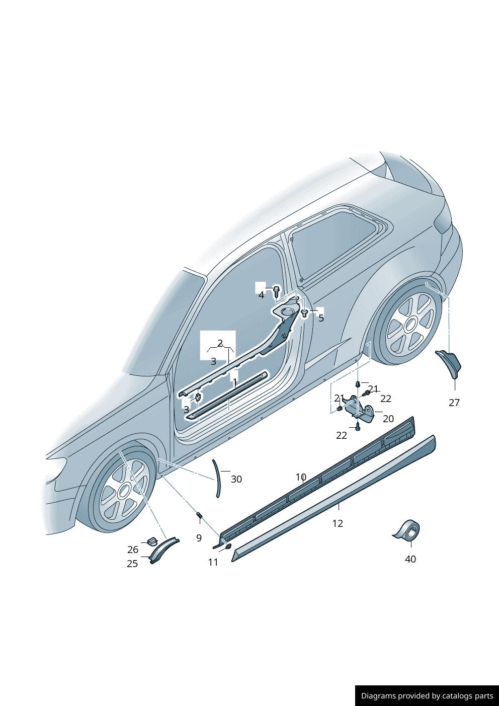Car part diagram