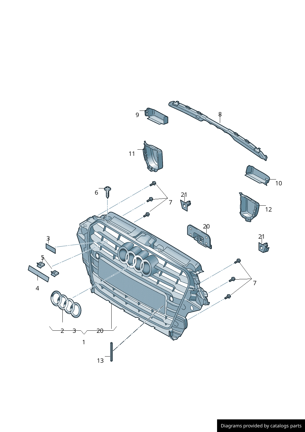 Car part diagram