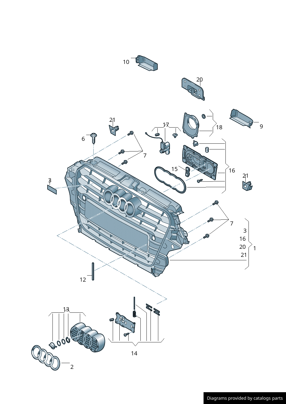 Car part diagram