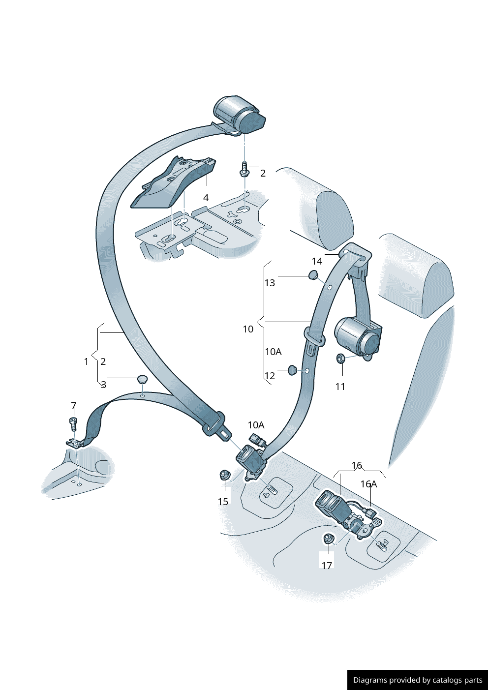 Car part diagram