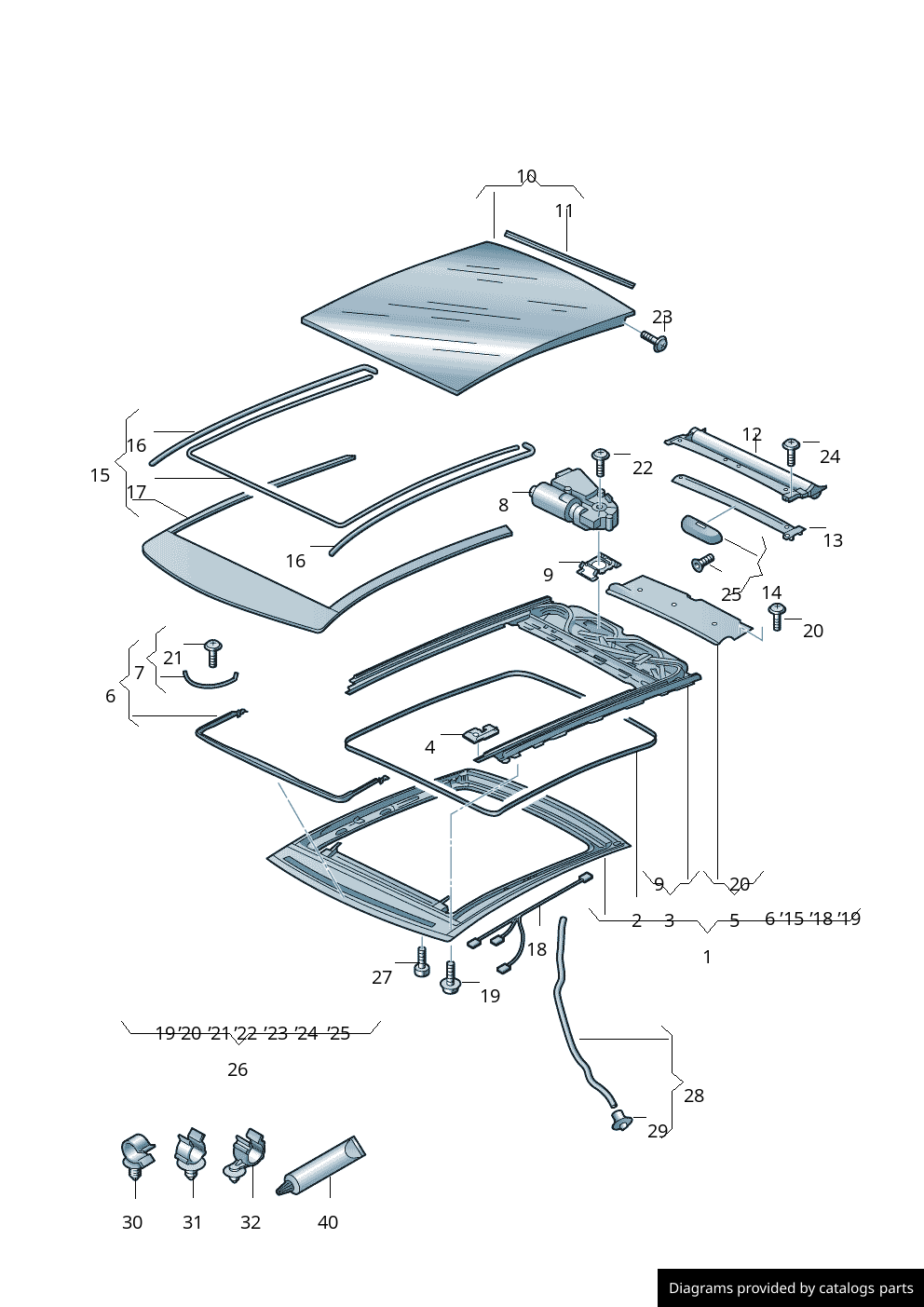 Car part diagram