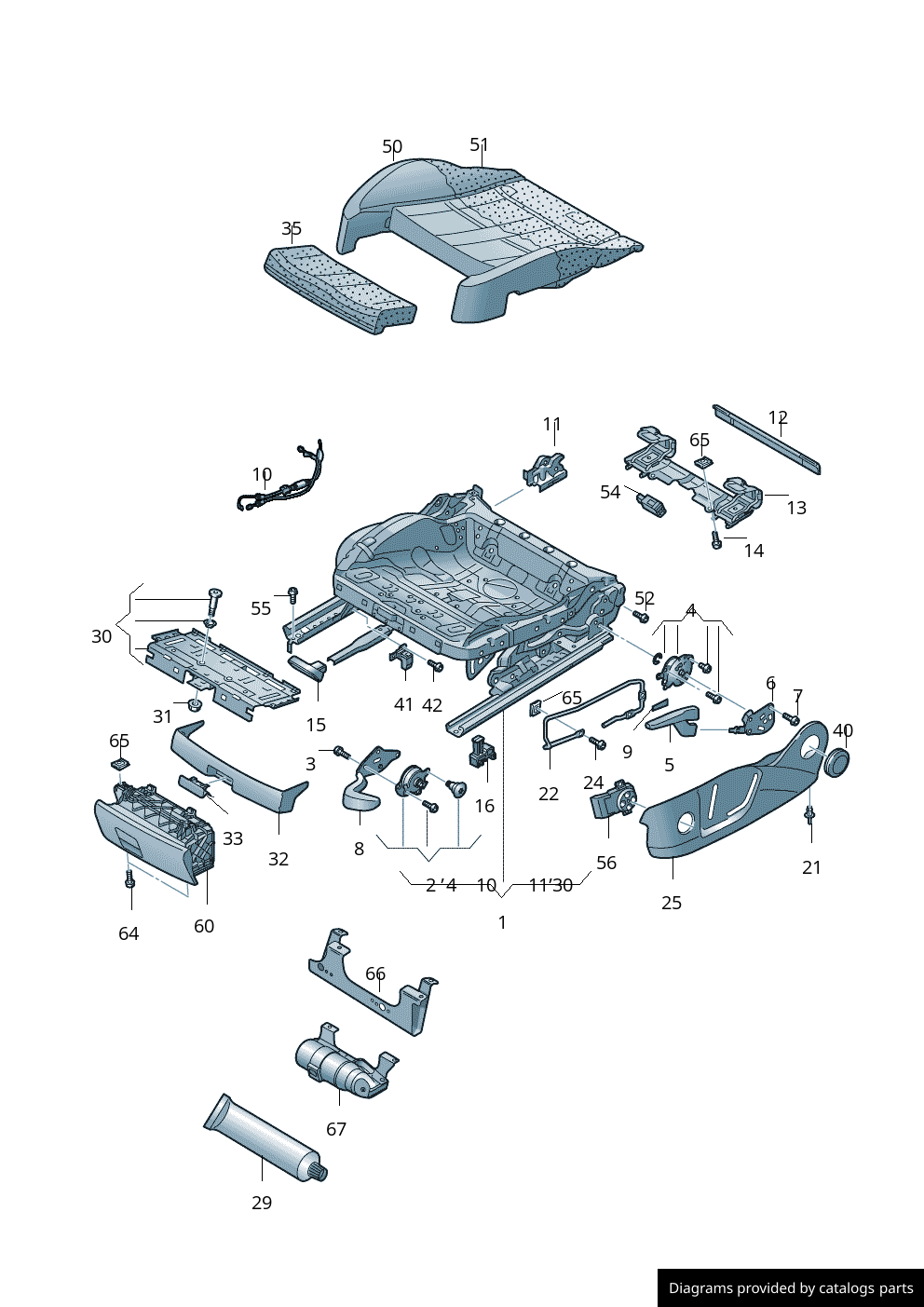 Car part diagram