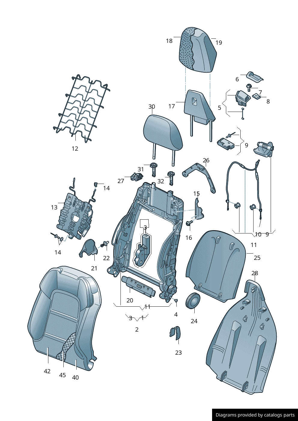Car part diagram