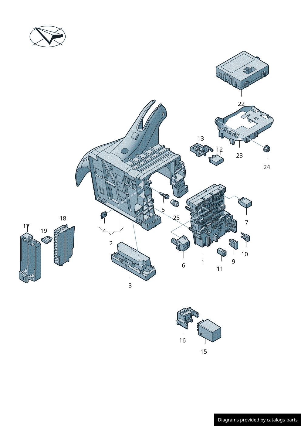 Car part diagram