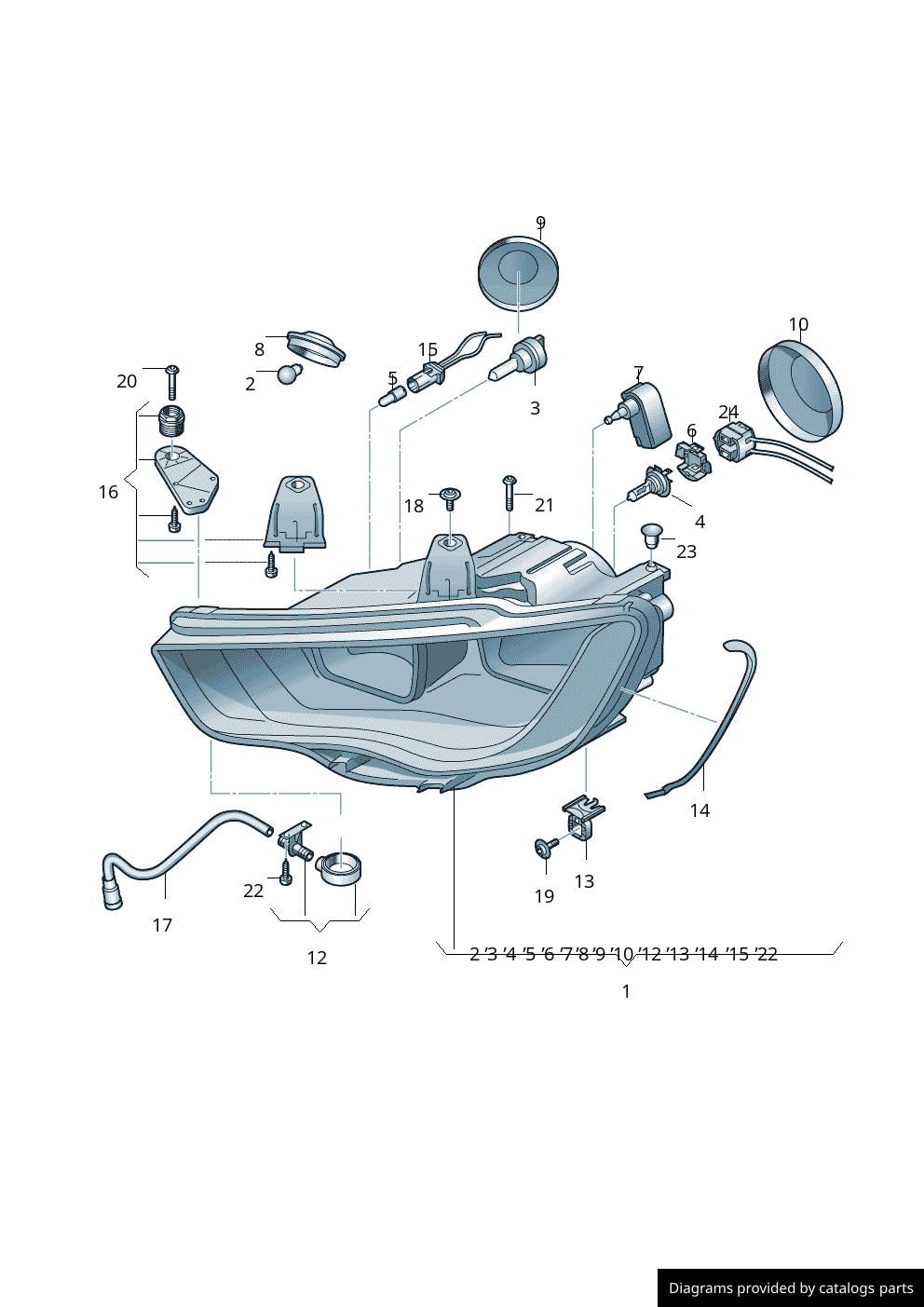 Car part diagram