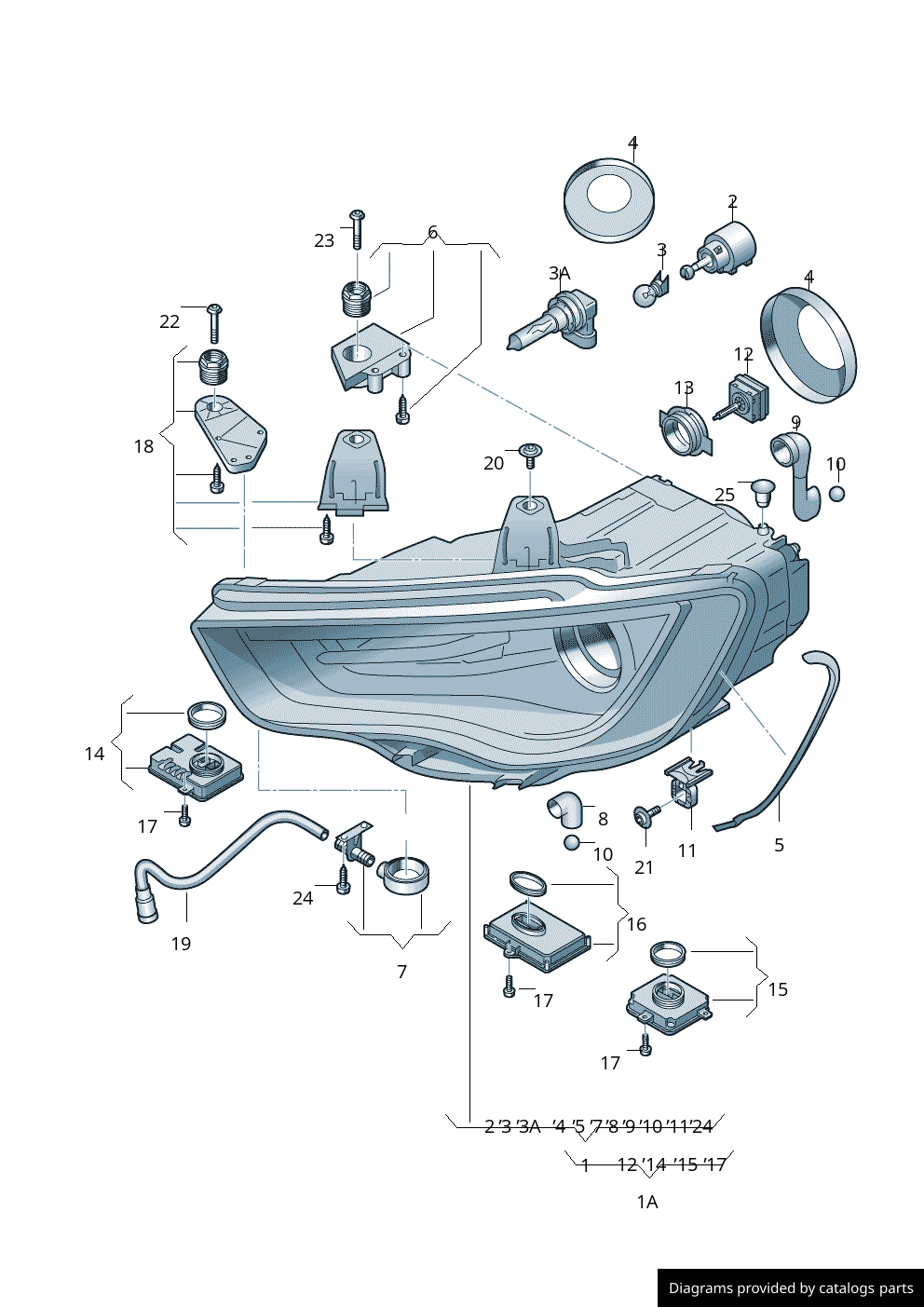 Car part diagram