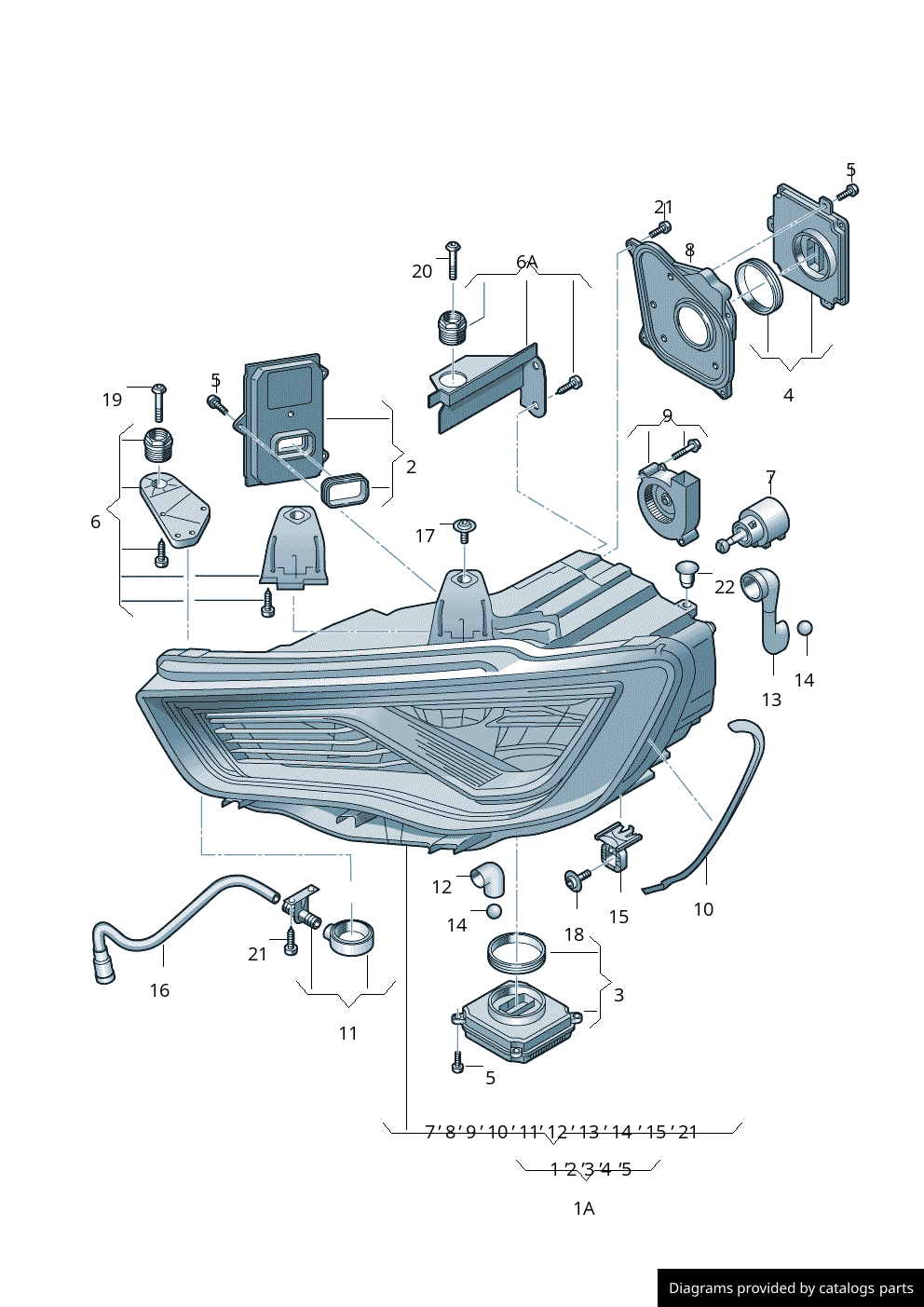 Car part diagram