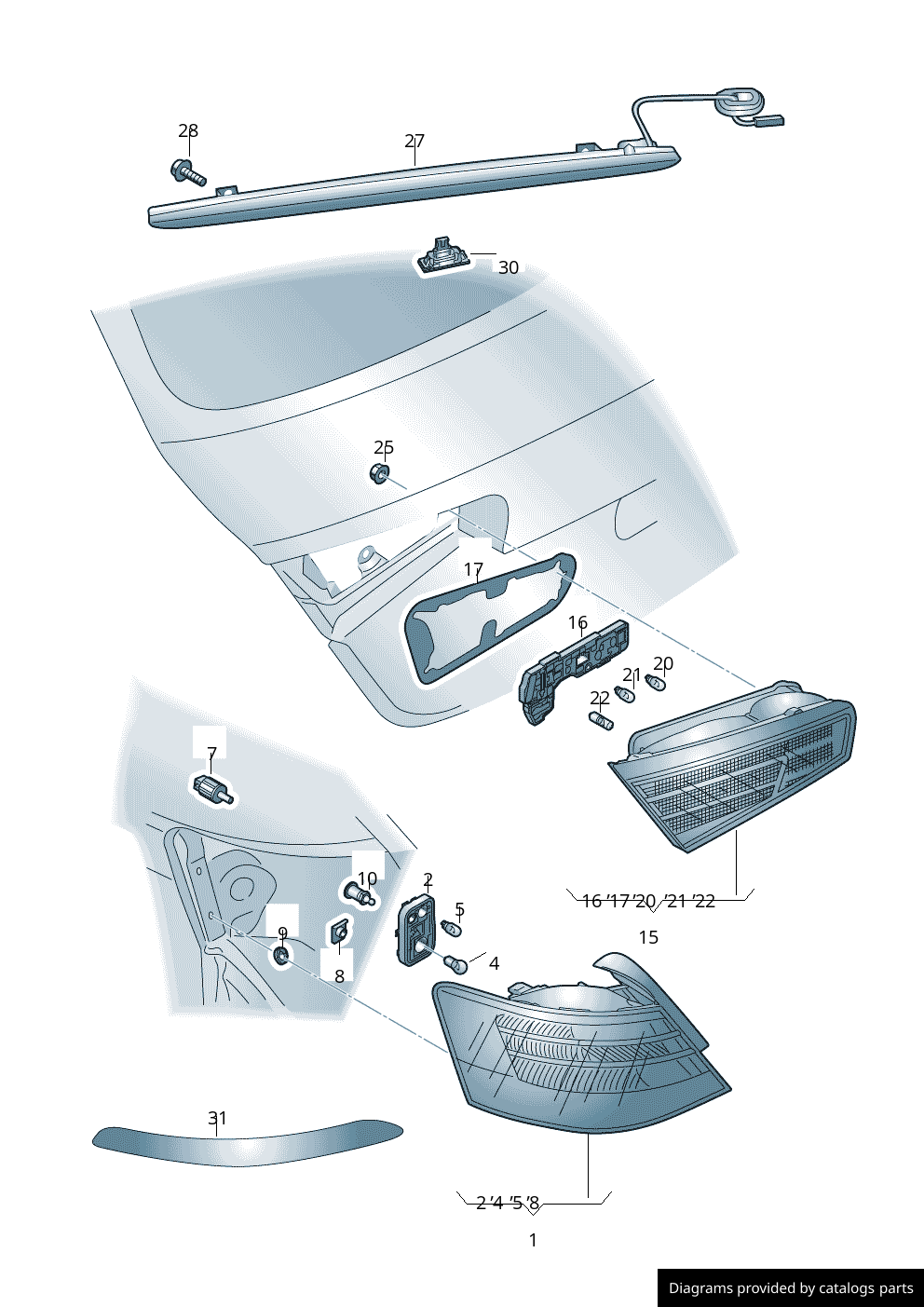 Car part diagram