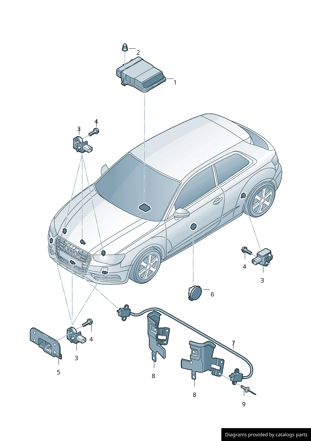 Car part diagram