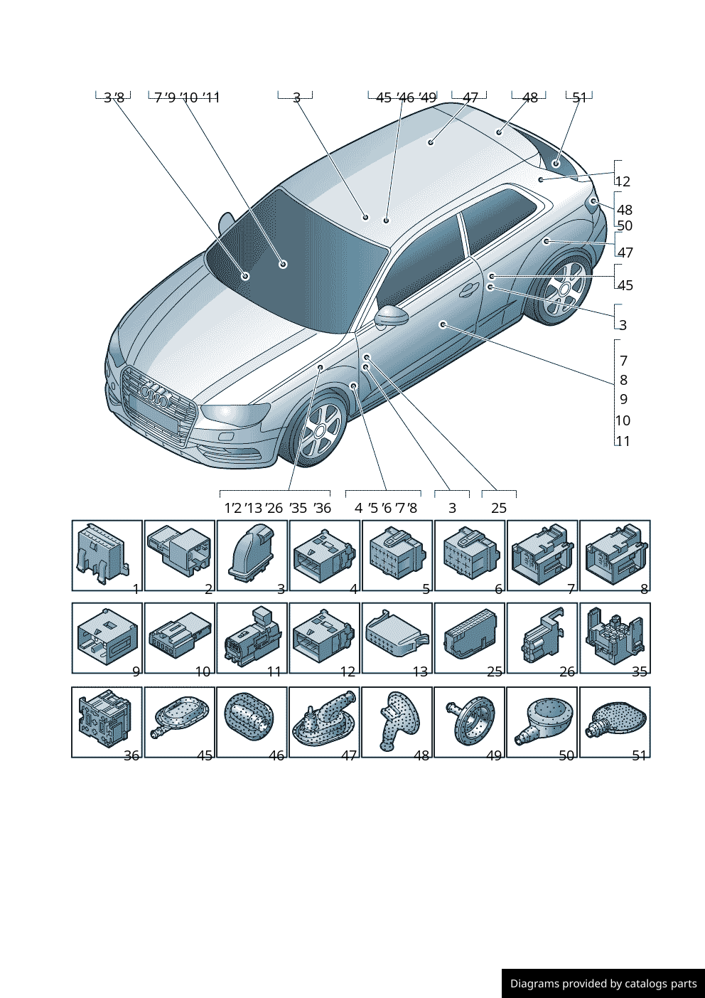 Car part diagram