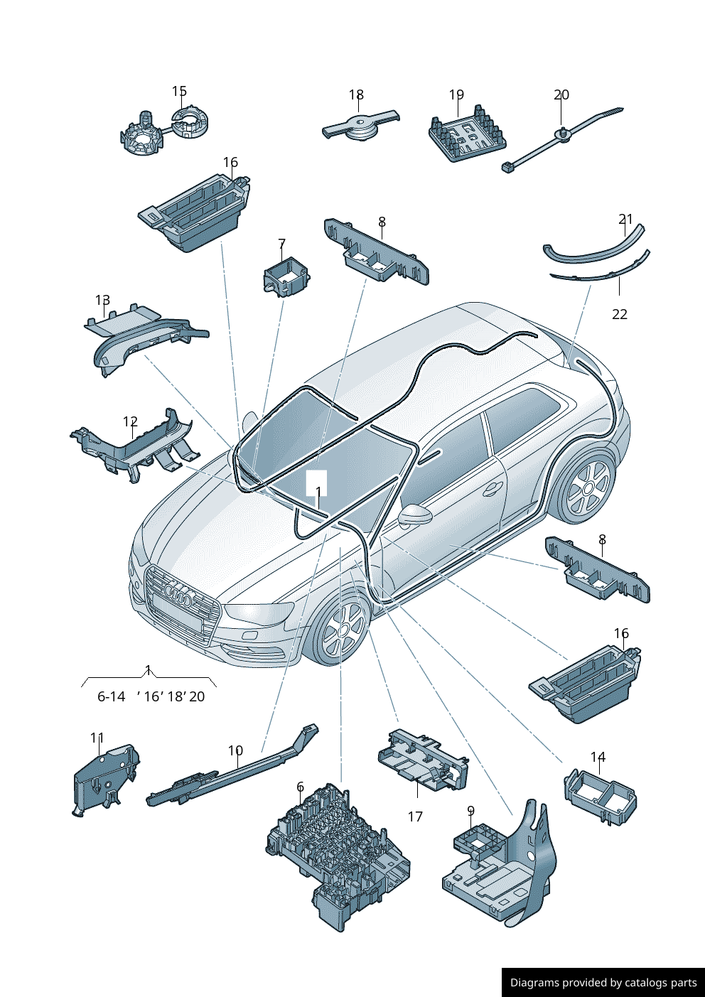 Car part diagram