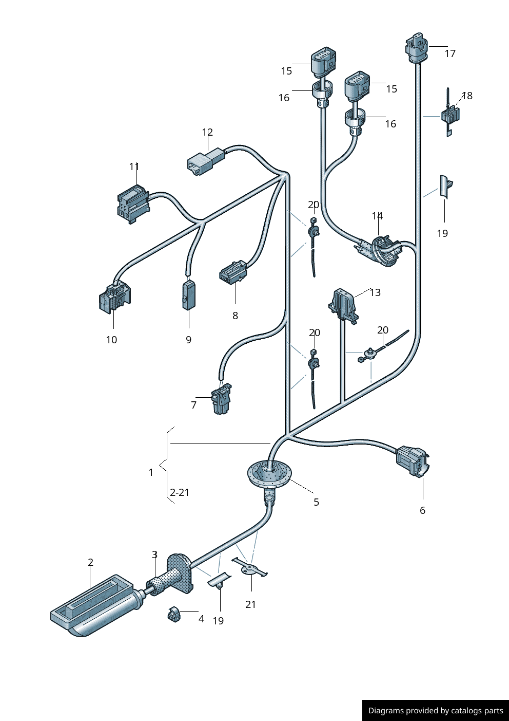 Car part diagram