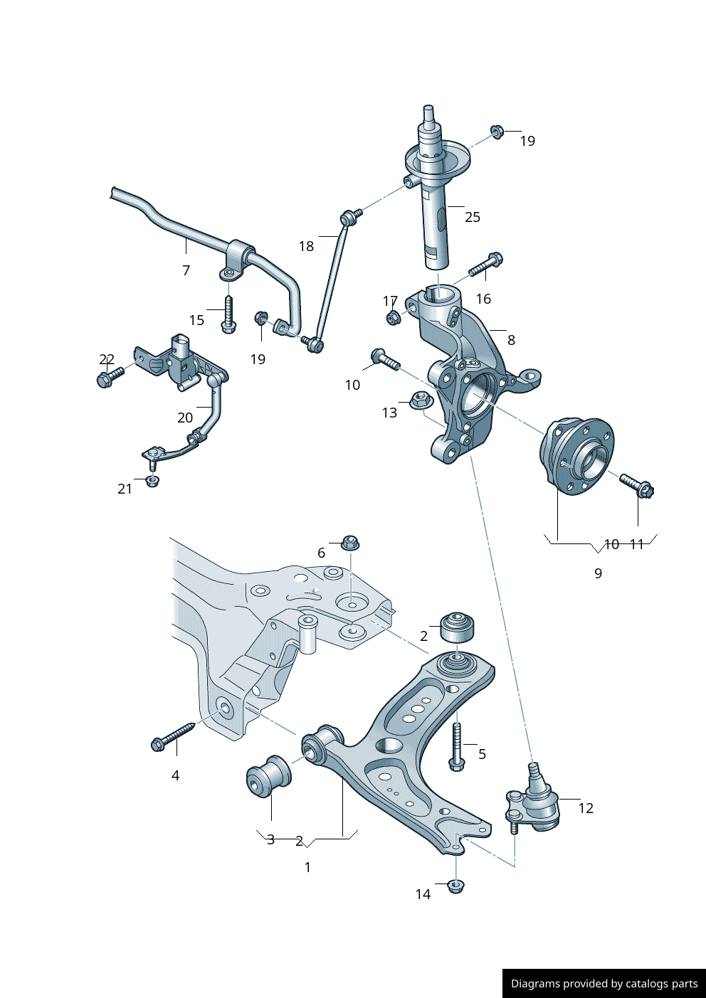 Car part diagram