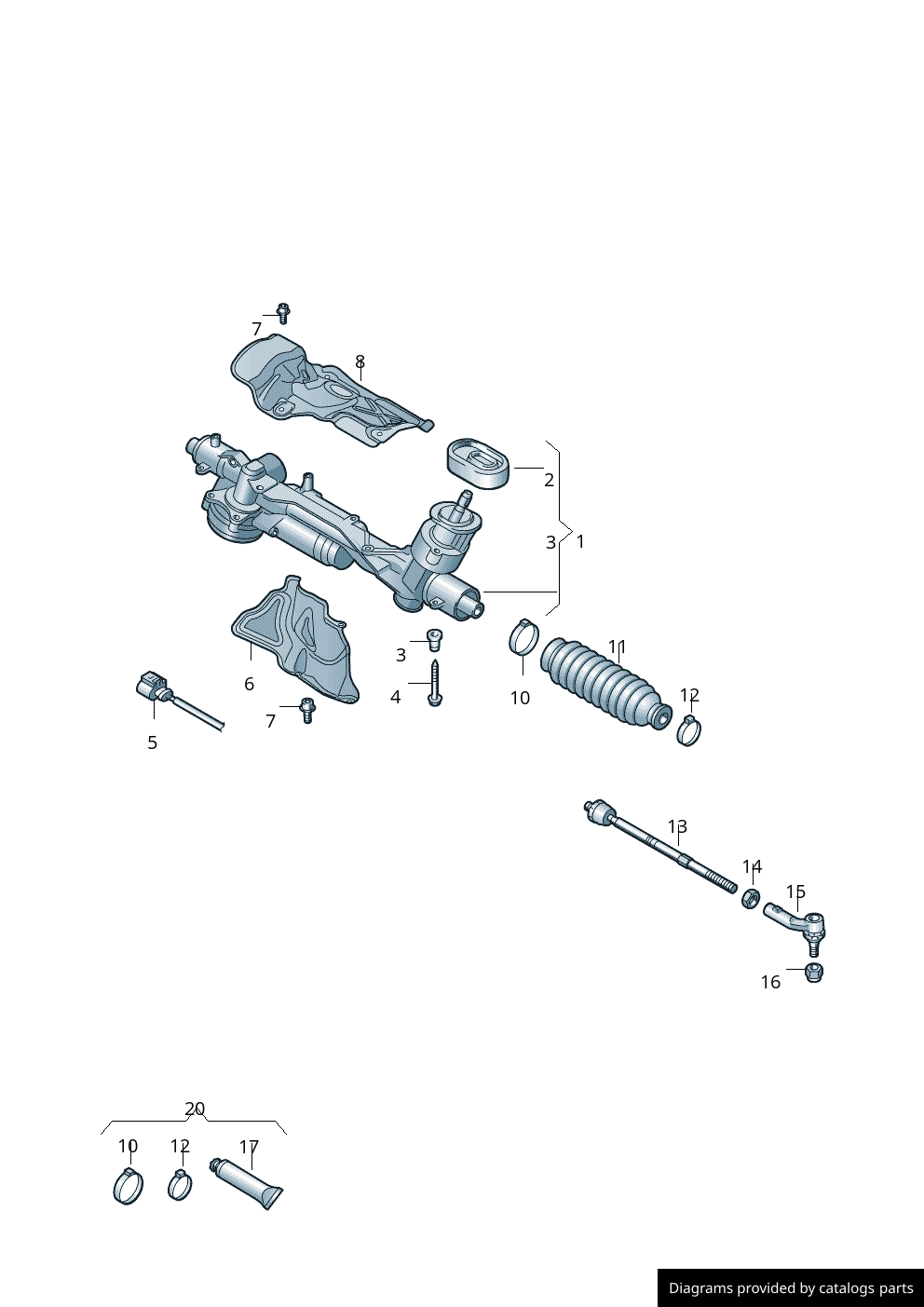 Car part diagram