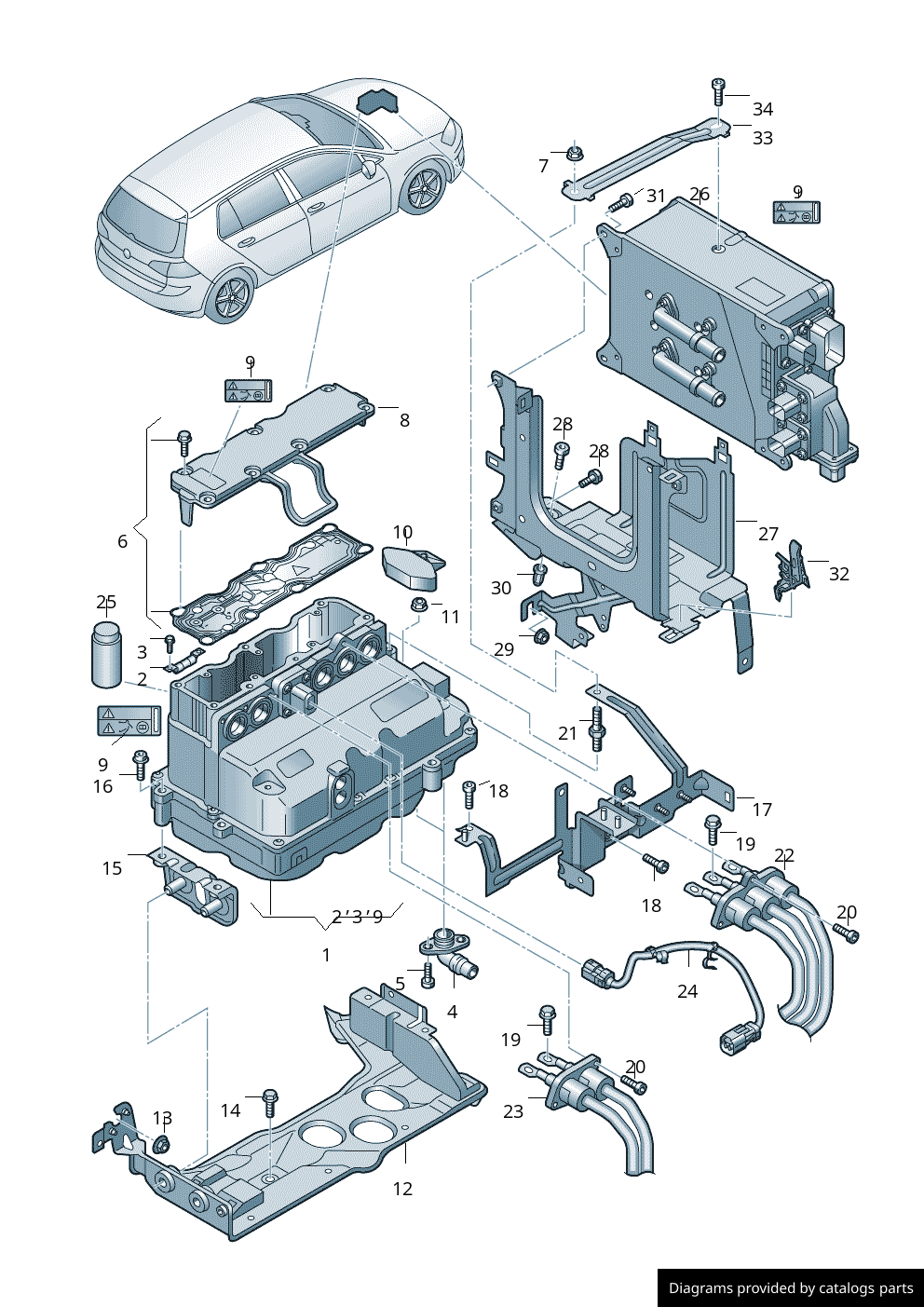 Car part diagram