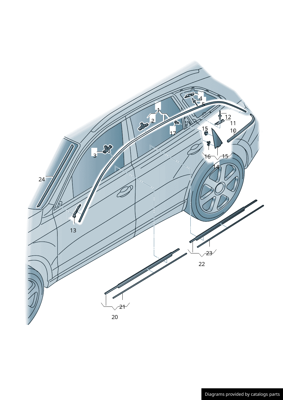 Car part diagram