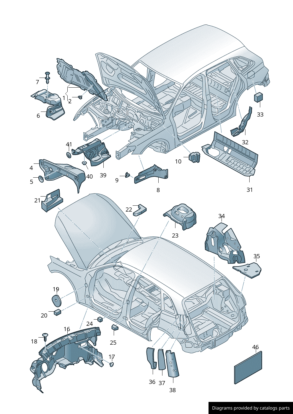Car part diagram