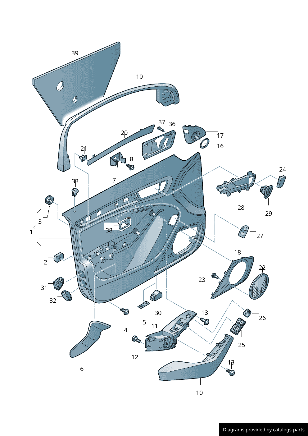 Car part diagram