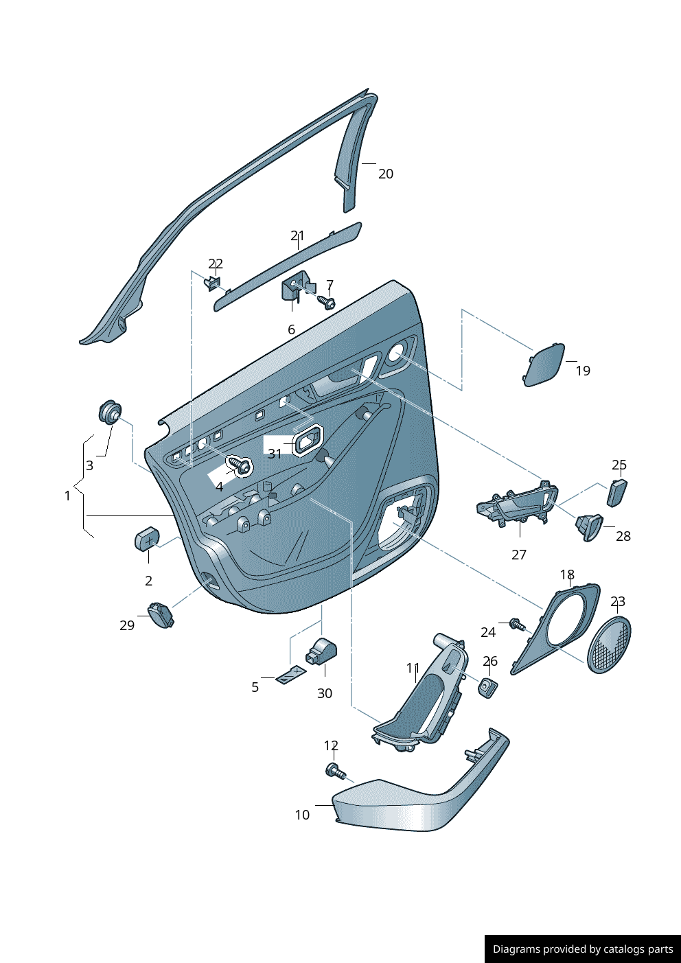Car part diagram