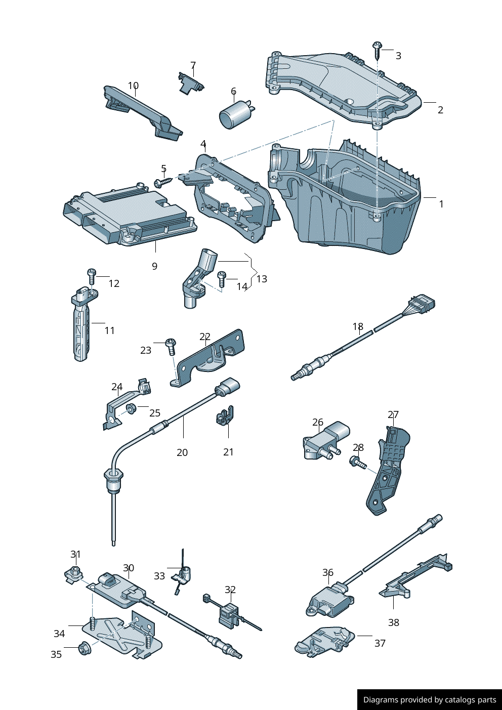 Car part diagram