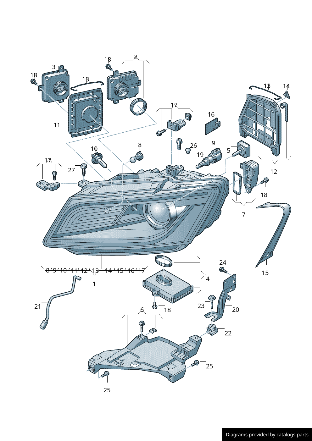Car part diagram