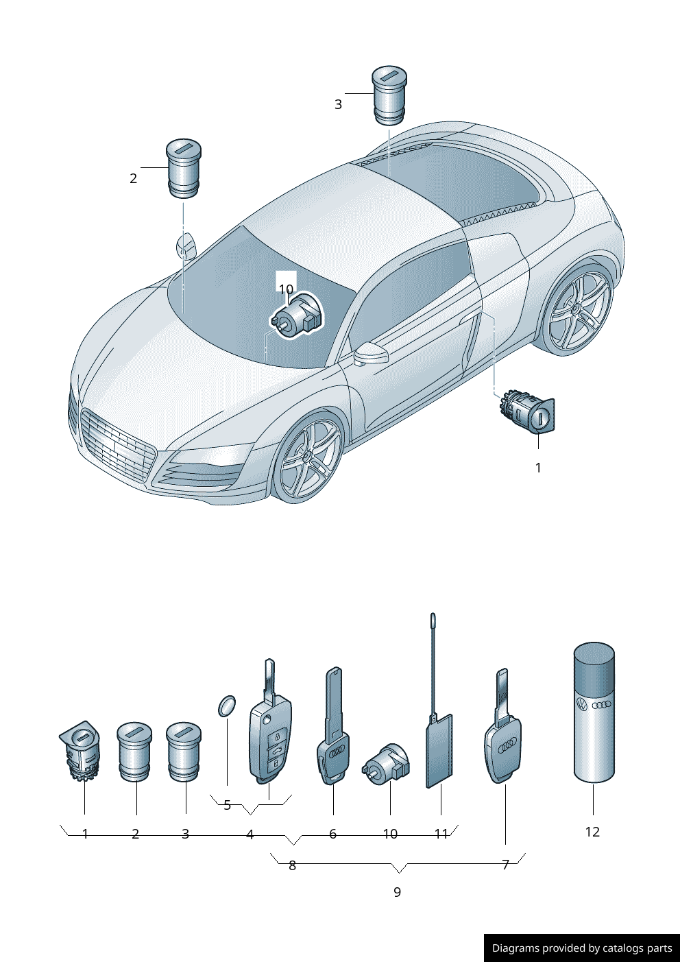 Car part diagram