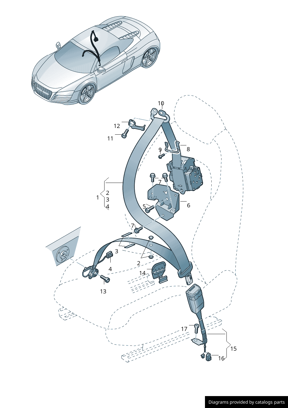 Car part diagram