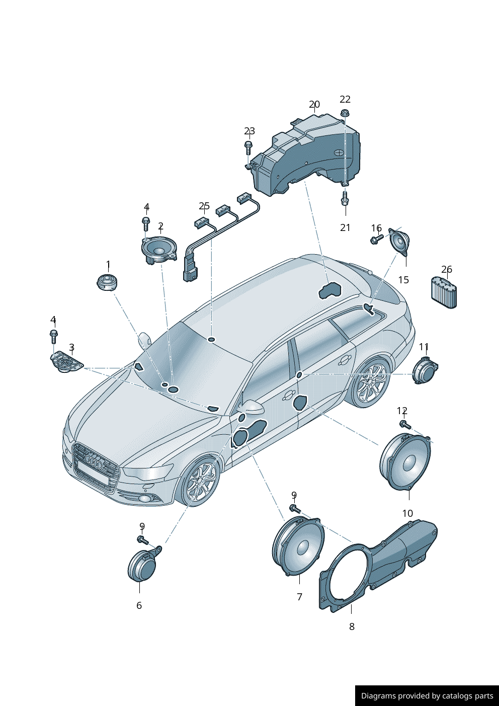 Car part diagram