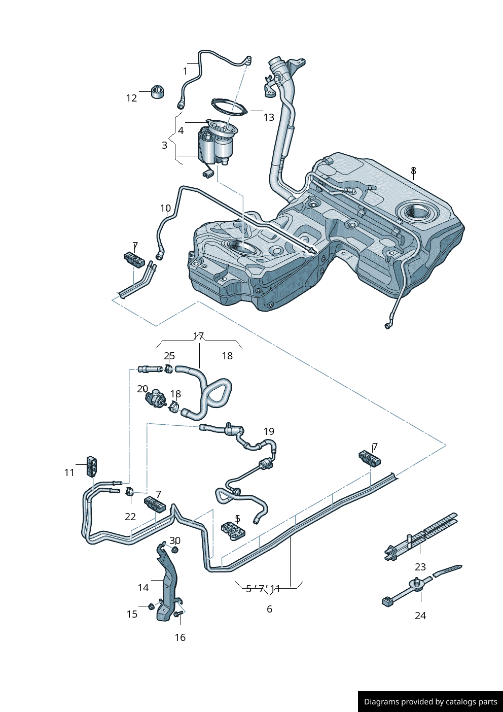 Car part diagram