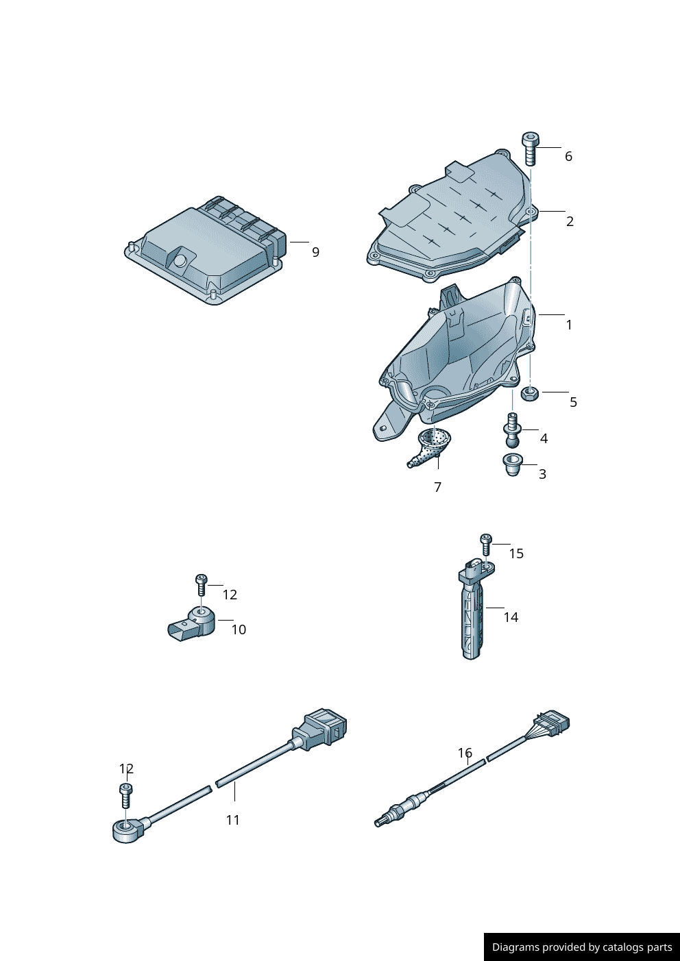Car part diagram
