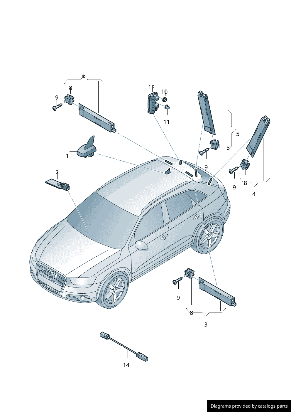 Car part diagram