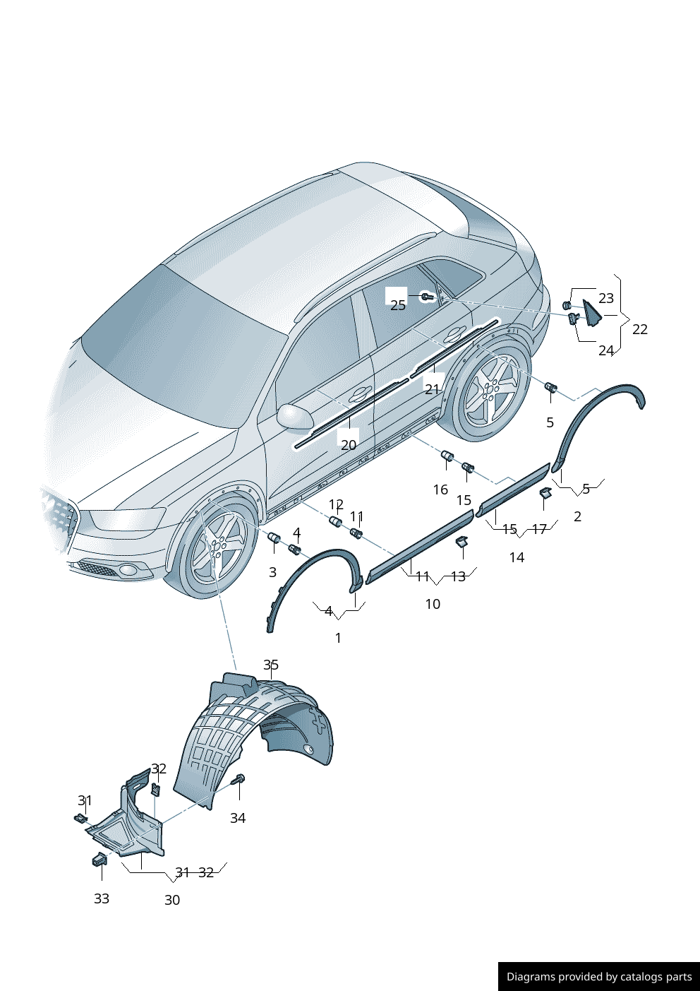 Car part diagram