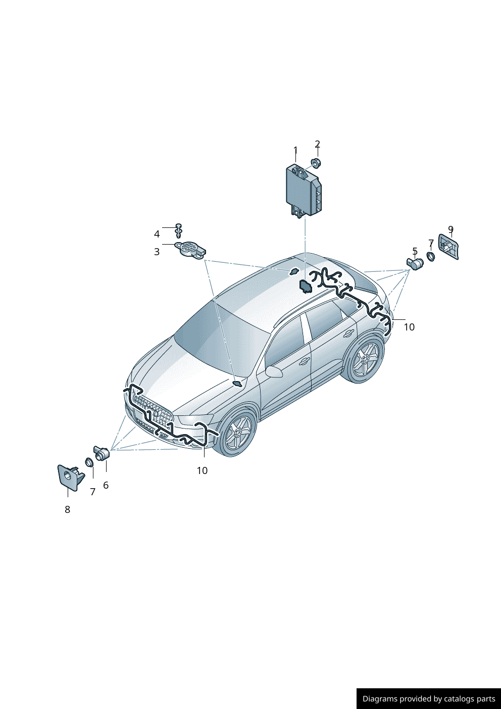 Car part diagram
