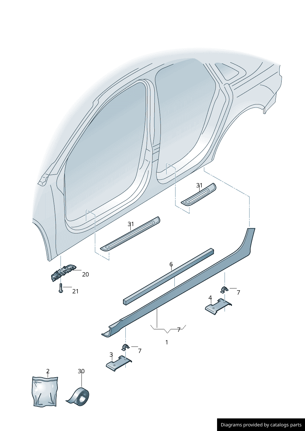 Car part diagram