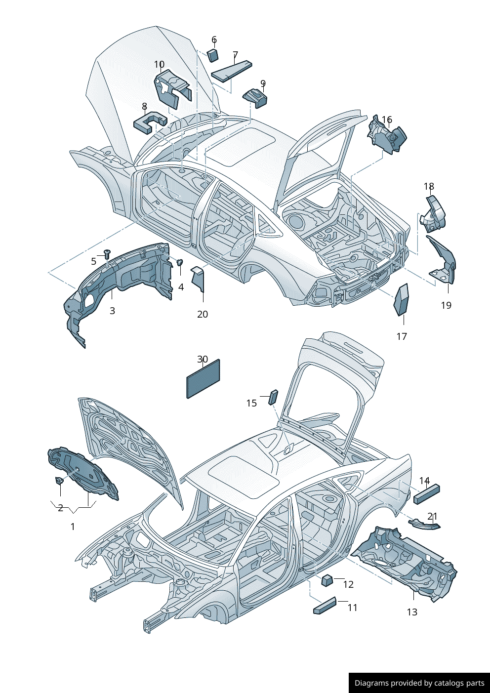 Car part diagram